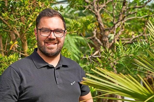 Mit Sebastian Elender leitet Eigengewchs die Grtnerei des Europa-Parks Rust