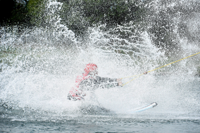 Jetzt soll ich wakeboarden - will aber nicht