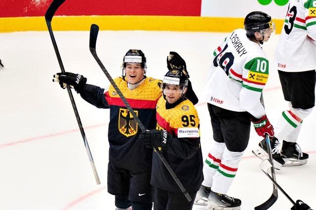 Torfestival auch ohne Stützle: DEB siegt zum WM-Auftakt