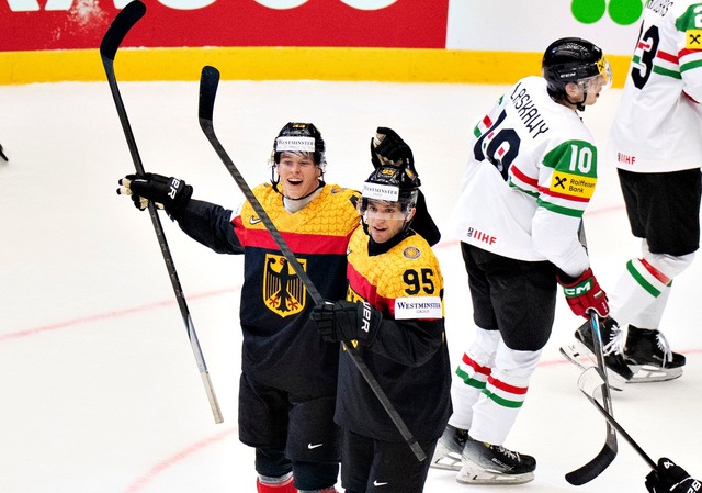 Die Eishockey-Nationalmannschaft startete erfolgreich in die WM.  | Foto: Henning Bagger/Ritzau Scanpix/AP/dpa