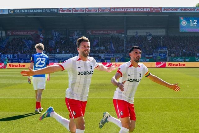 Der SC Freiburg sichert sich mit Kampfsieg in Kiel das Ticket fr die Europa League