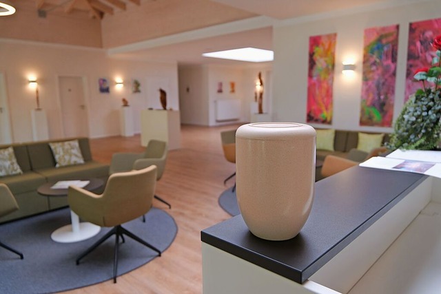 Warteraum im Krematorium im Gewerbepark in Eschbach | Foto: Sophia Hesser Warteraum im Krematorium im Gewerbepark in Eschbach | Foto: Sophia Hesser