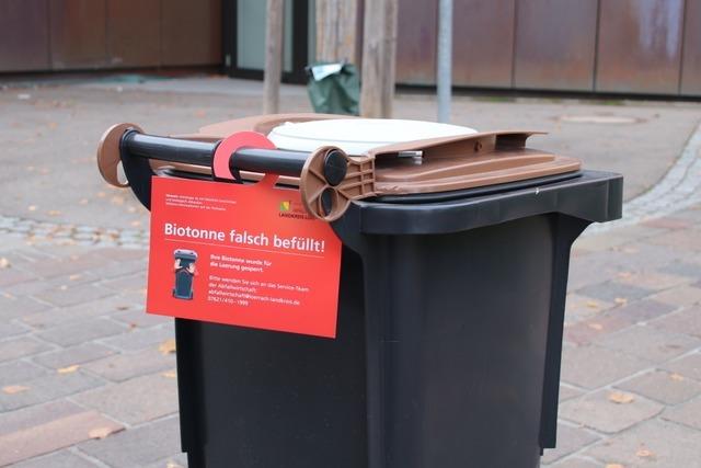 Biotonnen werden im Kreis Lrrach bis Ende Jahr flchendeckend kontrolliert