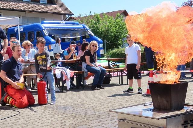 Mitmachtag bei der Feuerwehr in Wallbach begeistert Kinder und Jugendliche