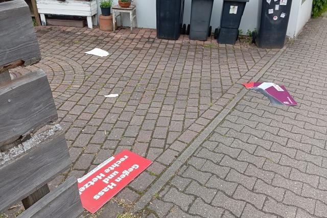 Vandalismus an der eignen Hofeinfahrt: Linken-Kreisrat Rolf Seifert aus Au fhlt sich bedroht