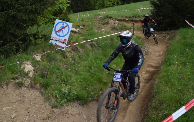 Die Bergabfahrt-Elite gab sich am Wochenende in Todtnau ein Stelldichein.  | Foto: Ulrike Jger