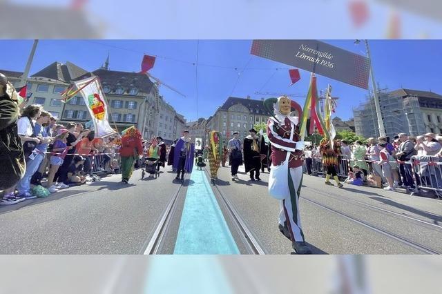 Die ESC-Parade in Basel bot auch eine Plattform fr markgrfler Brauchtum