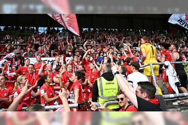 Die SC-Freiburg-Fuballerinnen schlagen Werder Bremen am letzten Spieltag