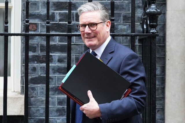 Der britische Premier Keir Starmer wir...konferenz erläutern. (Archivfoto) | Foto: Frank Augstein/AP/dpa Der britische Premier Keir Starmer wir...konferenz erläutern. (Archivfoto) | Foto: Frank Augstein/AP/dpa
