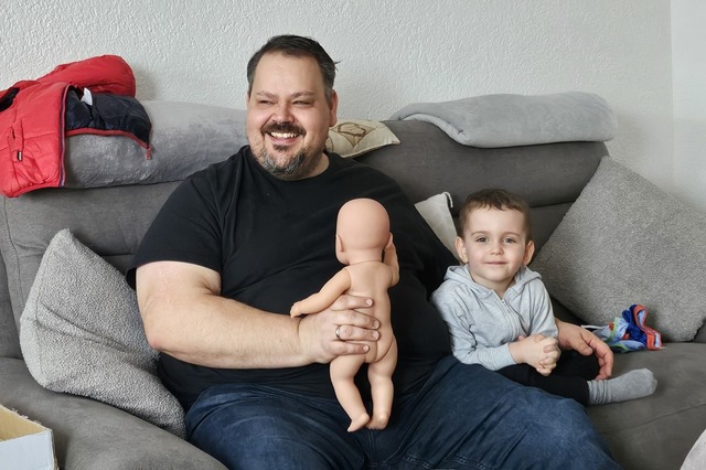 Philian mit seinem Papa Andreas | Foto: privat Philian mit seinem Papa Andreas | Foto: privat