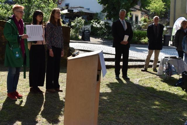Gedenkfeier in Breisach erinnert an das Kriegsende vor 80 Jahren und setzt auf Europa
