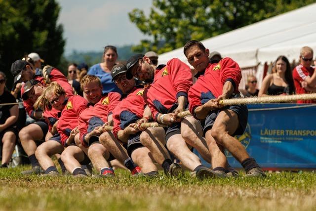 Deutsche Tauziehliga-Teams messen sich in Stegen
