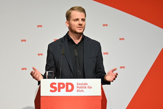Tim Kl&uuml;ssendorf will an vorderster Front f&uuml;r die SPD k&auml;mpfen.  | Foto: Felix M&uuml;schen/dpa