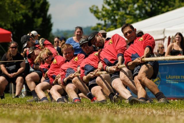 Beim Wettkampf der Deutschen Tauziehliga in Stegen stehen Technik und Teamgeist im Fokus