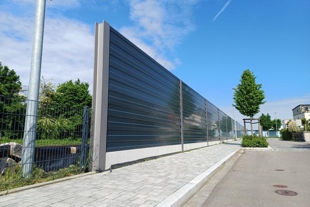 Lrmschutzwand in Grenzach-Wyhlen kommmt Anwohner teuer zu stehen