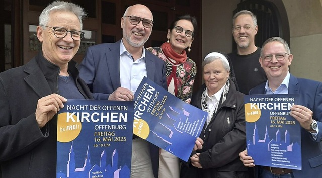 Freuen sich auf viele Besucher (von li...ernhard Link (altkatholische Kirche). | Foto: Barbara Puppe Freuen sich auf viele Besucher (von li...ernhard Link (altkatholische Kirche). | Foto: Barbara Puppe