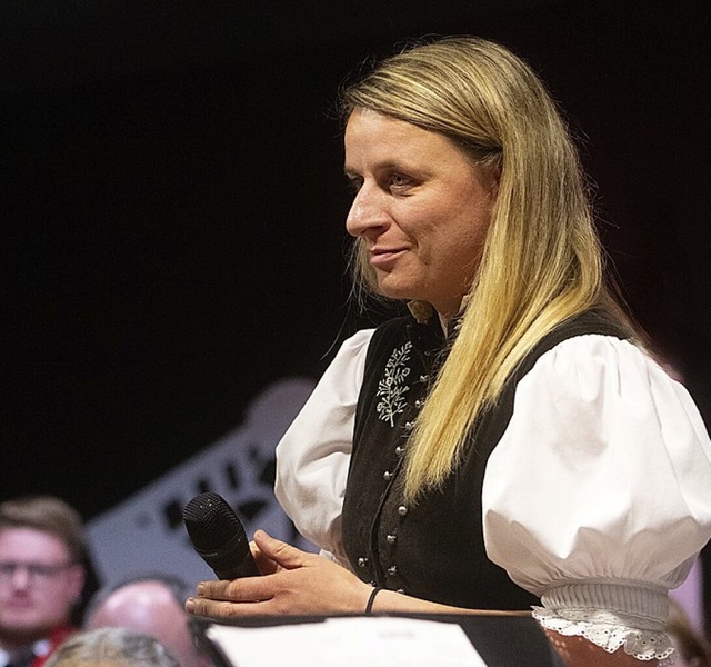 Die Geehrte Steffi Maier  | Foto: Wolfgang Scheu