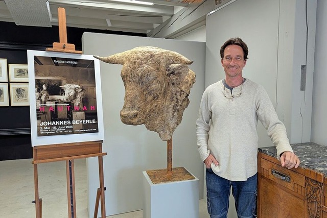 Valentin Mauser hat in der alten Gerberei in Müllheim eine Galerie eröffnet. | Foto: Dorothee Philipp Valentin Mauser hat in der alten Gerberei in Müllheim eine Galerie eröffnet. | Foto: Dorothee Philipp