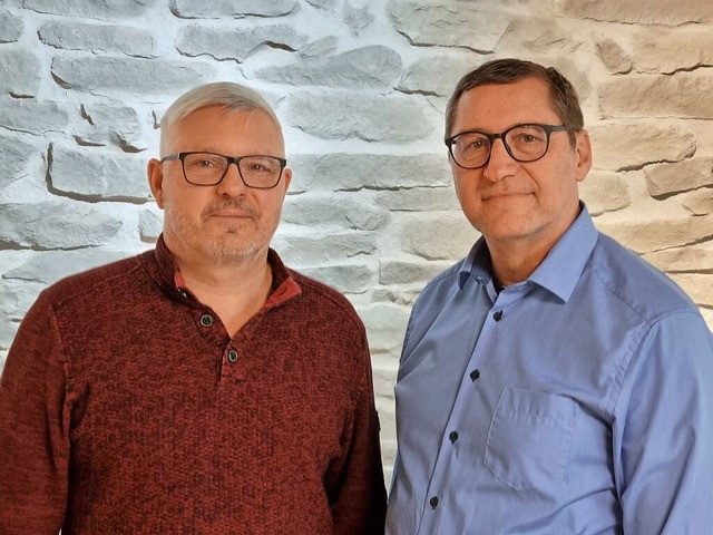 Martin Ranz (li.) und Daniel P. Herkommer.  | Foto: KHS Lrrach