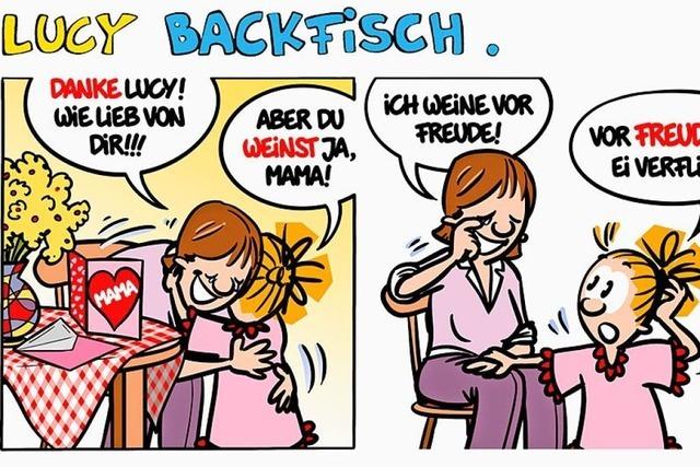 Lucy Backfisch:berrascht Mama