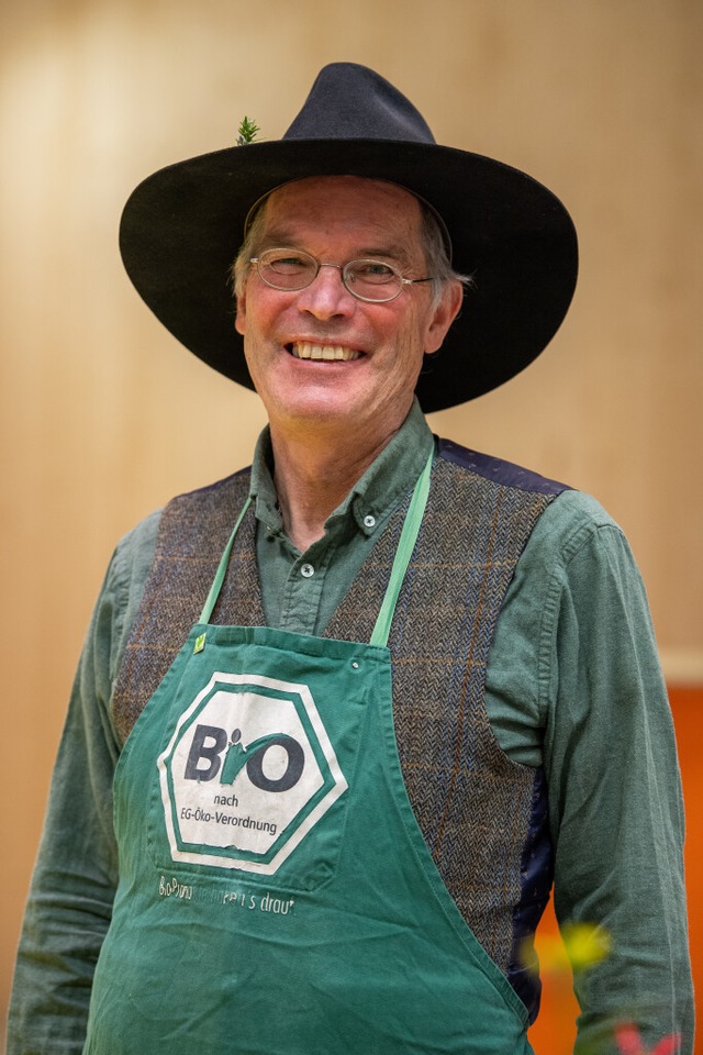 Christian Herb betreibt im Allgäu eine Bio-Gärtnerei. | Foto: Zacharie Scheurer (dpa) Christian Herb betreibt im Allgäu eine Bio-Gärtnerei. | Foto: Zacharie Scheurer (dpa)