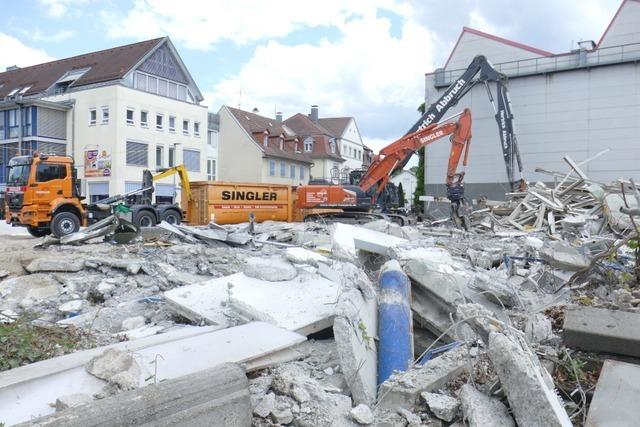 Parkhaus Marktplatz ist abgerissen – nun wird aufgerumt