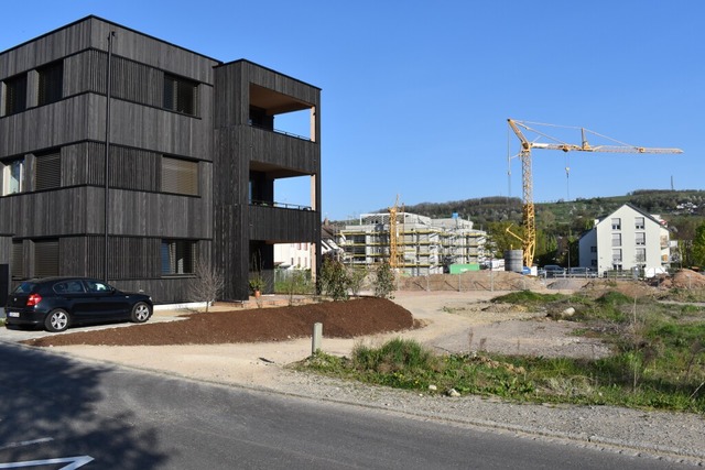 Ein Haus steht bereits, ein zweites is...olgte der Spatenstich für ein drittes. | Foto: Thomas Loisl Mink Ein Haus steht bereits, ein zweites is...olgte der Spatenstich für ein drittes. | Foto: Thomas Loisl Mink