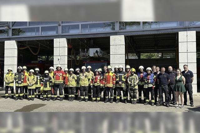 Lehrgangsabschluss in Staufen fr 21 Wehrleute