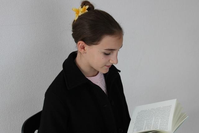 Diese Zwlfjhrige aus Gurtweil hat sich ins Landesfinale des Vorlesewettbewerbs gelesen