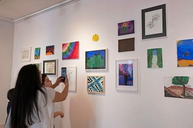 Jugendliche schaffen Kunst: Viel kreatives Potenzial zu sehen