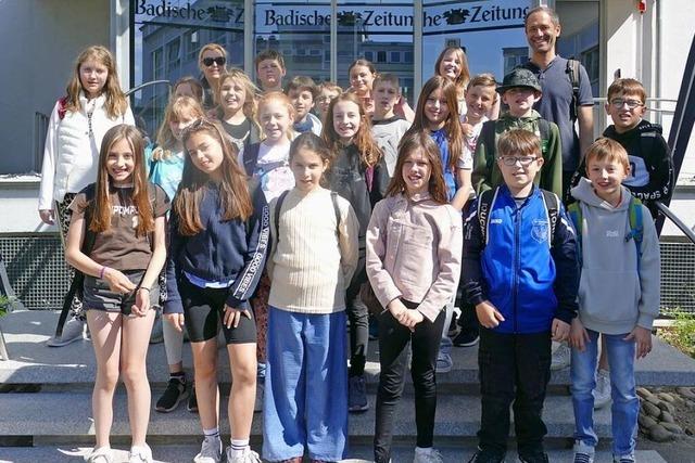 Zisch-Klassen bei der BZ: Frhjahrsprojekt 2025