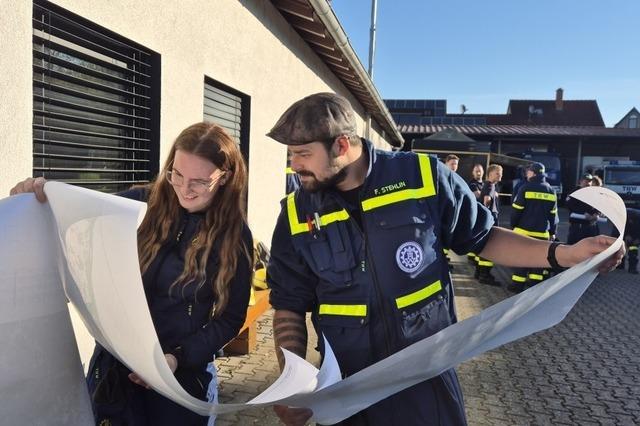 Ein Erdbeben am Kandel diente als bungsszenario fr das Technische Hilfswerk Schopfheim