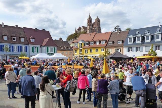 Frhlingsfest in der Breisacher Innenstadt