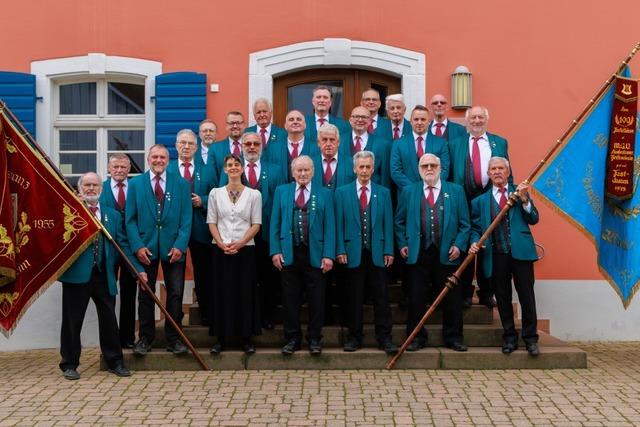 Mnnergesangverein Liederkranz in Gottenheim blickt auf 150 Jahre zurck