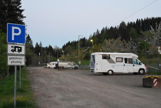 Wohnmobilstellpltze im Feldberger Ortsteil Falkau werden etwas teurer