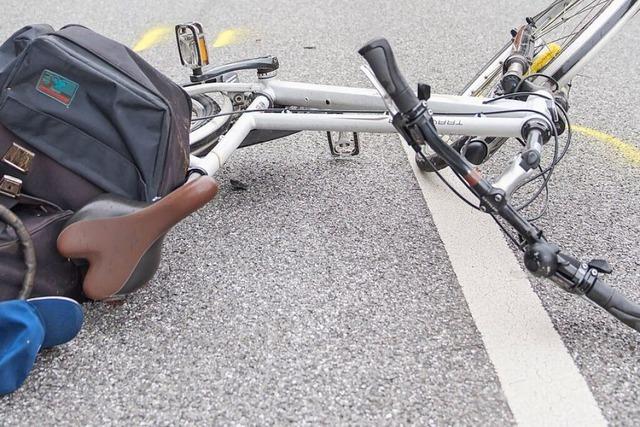 Fahrradfahrer in Waldkirch verstorben