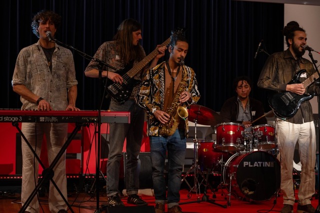 Die Band bei einem Auftritt im Konzerthaus Freiburg | Foto: Annika Mohr Die Band bei einem Auftritt im Konzerthaus Freiburg | Foto: Annika Mohr