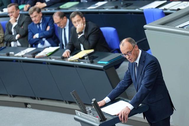Bundeskanzler Friedrich Merz umarmt im Bundestag das ganze Land: "Der Staat sind wir alle"