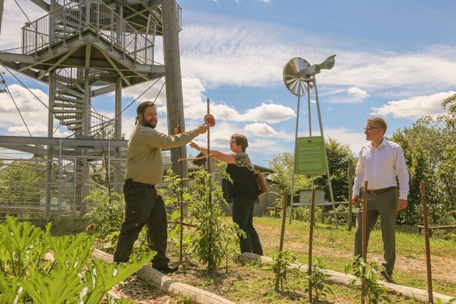 Auch ein Bauerngarten gehört zum Klimawandelgarten | Foto: Sandra Decoux-Kone Auch ein Bauerngarten gehört zum Klimawandelgarten | Foto: Sandra Decoux-Kone