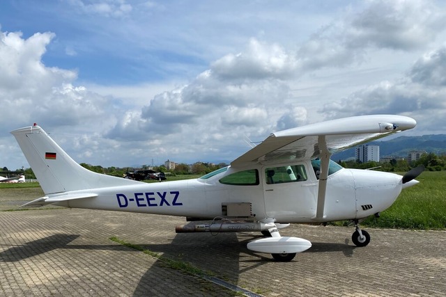Eine Maschine der Hagelabwehr auf dem Flugplatz Offenburg | Foto: Susanne Wagner-Köppel Eine Maschine der Hagelabwehr auf dem Flugplatz Offenburg | Foto: Susanne Wagner-Köppel