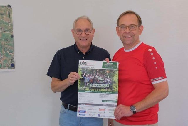 Claus Walter ist bei der diesjhrigen DJK-Freizeitwoche in Oberschopfheim ein letztes Mal am Ruder