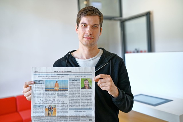 Der 33-J&auml;hrige ruft zu einem "unv...t interessantem Politik-Programm" auf.  | Foto: Uwe Anspach/dpa