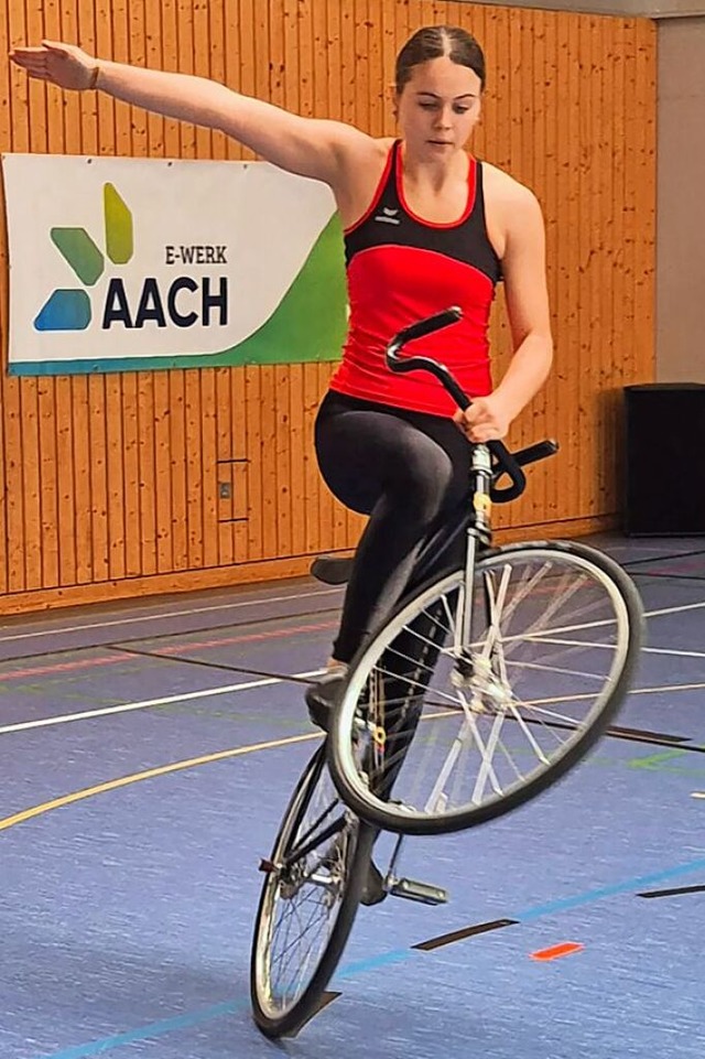 Bloß kein Handball: Caroline Wirth (hier bei einem Dornstandsteiger) | Foto: Privat Bloß kein Handball: Caroline Wirth (hier bei einem Dornstandsteiger) | Foto: Privat