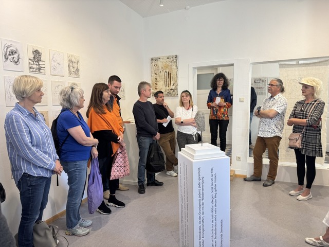 Gabi Rauch eröffnet die Ausstellung &q... im Dialog mit den Grundrechten". | Foto: Regina Erb-Schalk Gabi Rauch eröffnet die Ausstellung &q... im Dialog mit den Grundrechten". | Foto: Regina Erb-Schalk