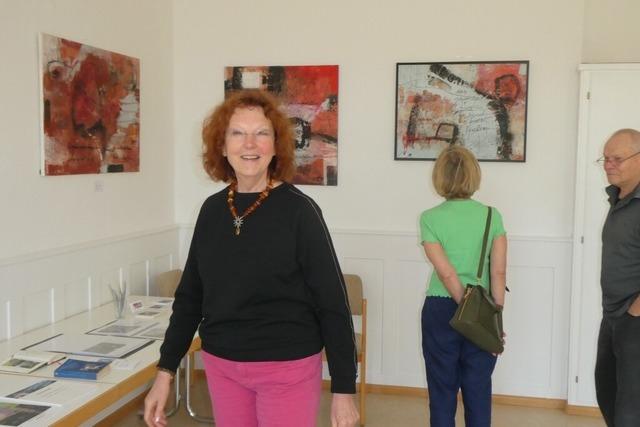 Irene Ulrich zeigt ihre Kunst im Kulturhuus Ried im Kleinen Wiesental
