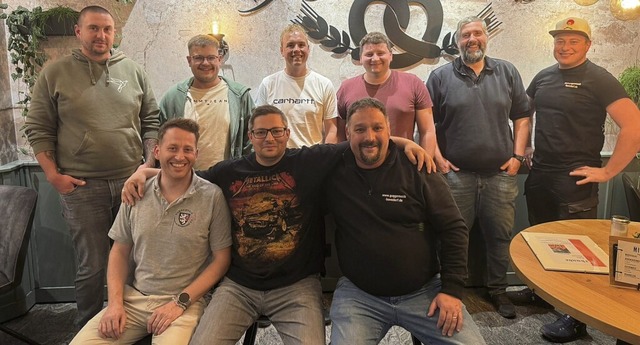 Der Vorstand der Guggemusik: Christian...aier, Oliver Schäfer (vorne von links) | Foto: Guggemusik Der Vorstand der Guggemusik: Christian...aier, Oliver Schäfer (vorne von links) | Foto: Guggemusik