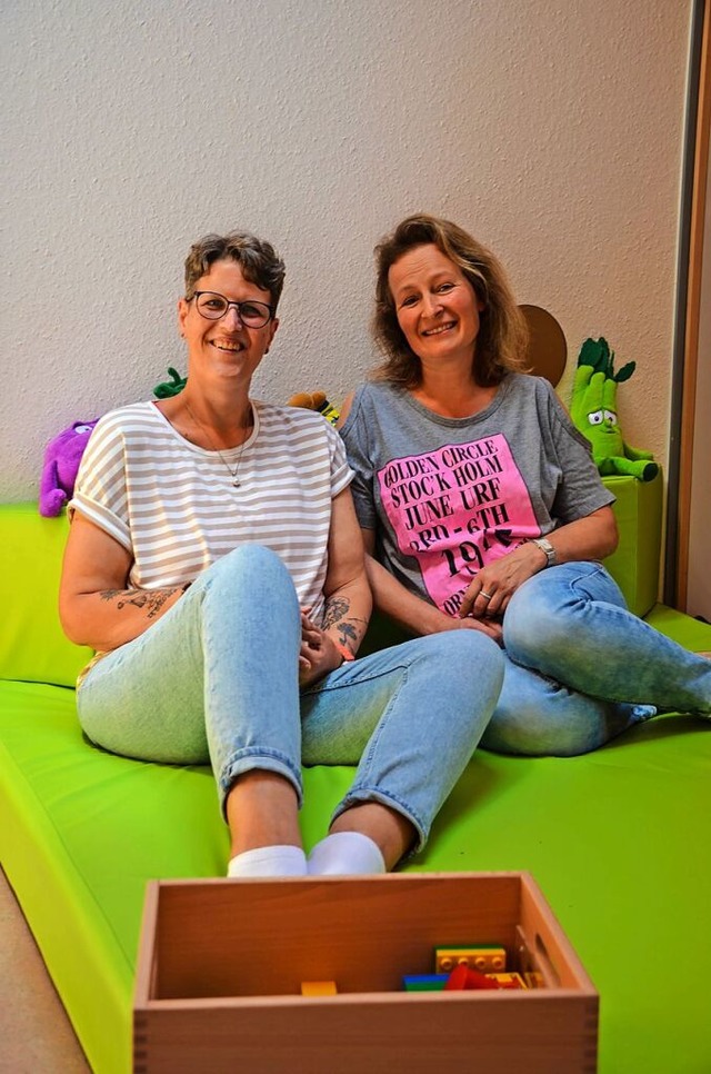 Die Kuschelecke, für die beiden Gründe...in eher ungewöhnlicher Aufenthaltsort | Foto: Gabriele Hennicke Die Kuschelecke, für die beiden Gründe...in eher ungewöhnlicher Aufenthaltsort | Foto: Gabriele Hennicke