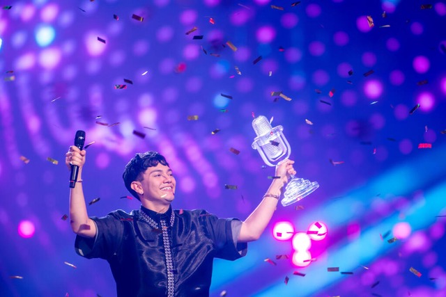 JJ aus Österreich gewinnt den ESC in Basel. | Foto: Jens Büttner (dpa) JJ aus Österreich gewinnt den ESC in Basel. | Foto: Jens Büttner (dpa)