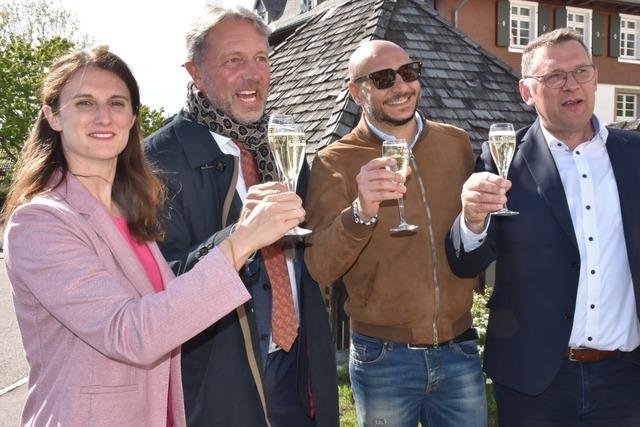 Bella piazza fr Breitnau: Am Oliveri-Platz wird die deutsch-italienische Freundschaft nun erlebbar