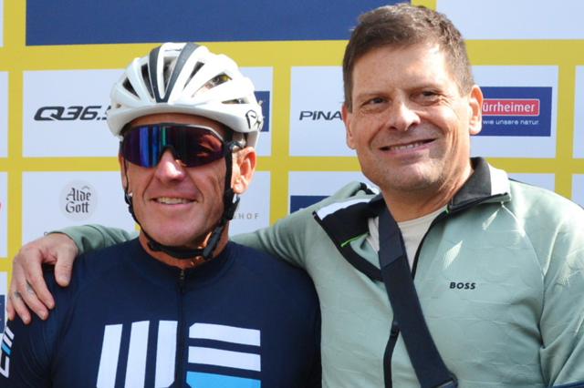 Jan Ullrichs Cycling Festival in Bad Drrheim mit Lance Amstrong: Und die Fans rufen 